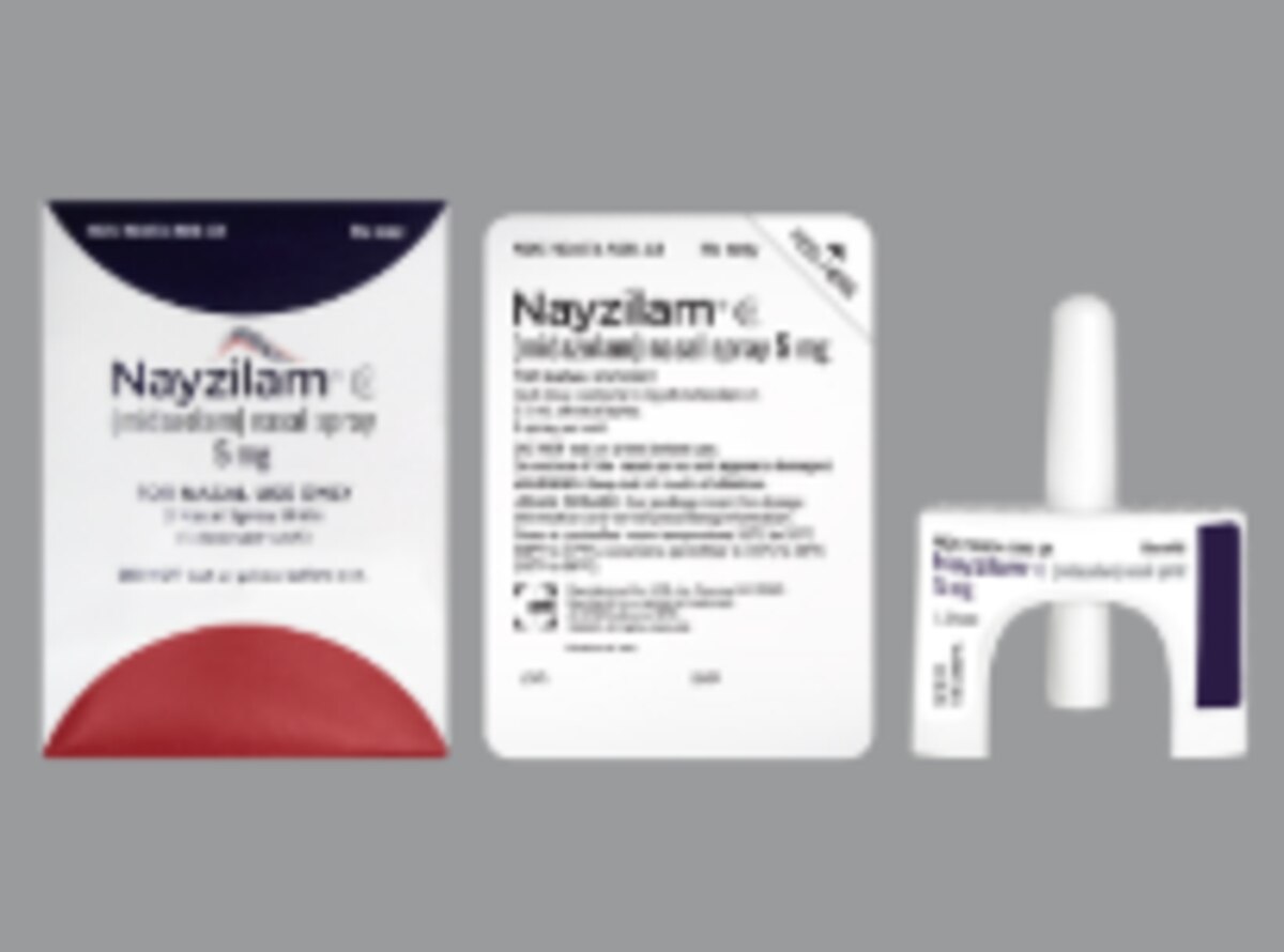 Nayzilam 5 mg Nasal Spray, 2 Nasal Spray Units